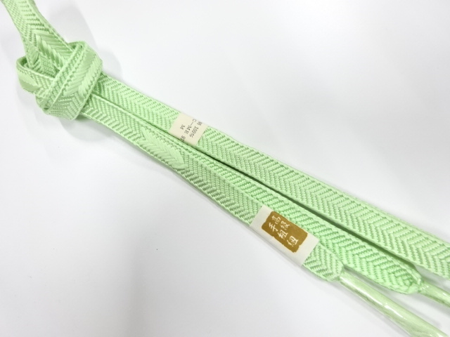 未使用品　正絹　手組帯締め